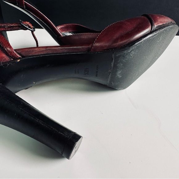 CoSTUME NATIONAL / Ankle strap heels / Aubergine / EU 40.5 - Picture 7 of 8